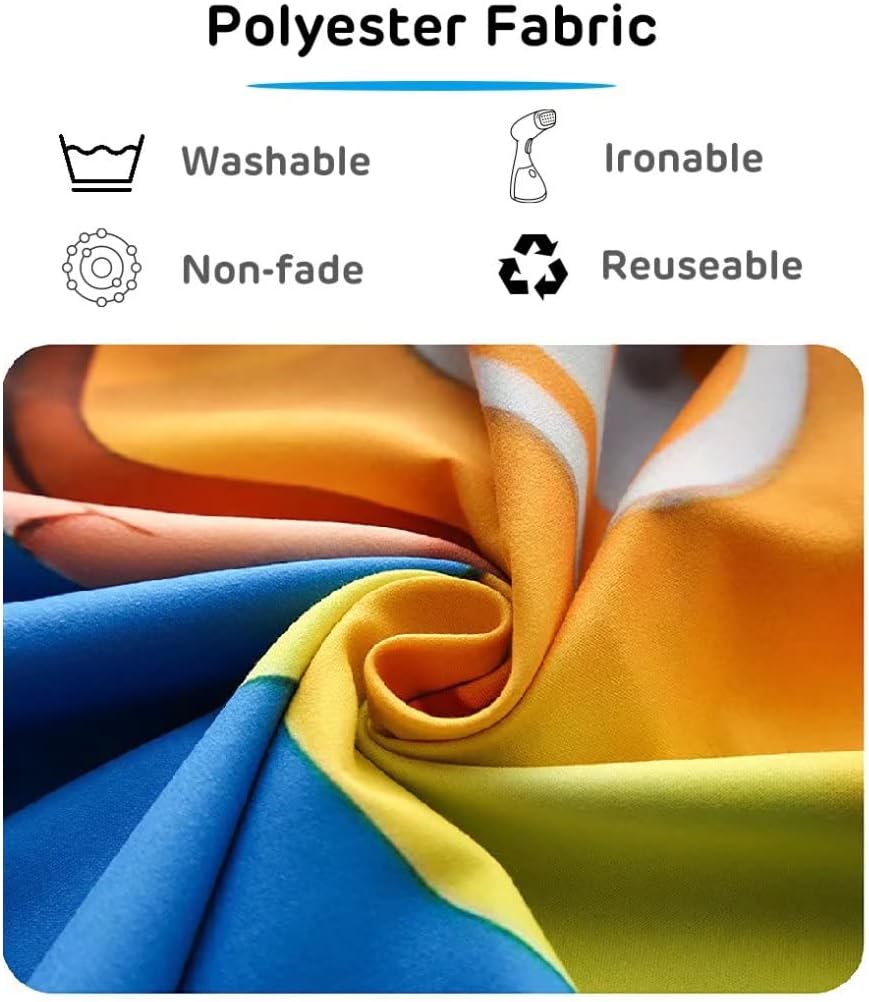 BELECO Tie Dye Tapestry Fabric Wall Hanging 80x60 Inch Hippie Tapestry 60's Tie Dye Wall Decor Watercolor Rainbow Spiral Tie Dye Art Tapestries for Bedroom Living Room Dorm Home Decor