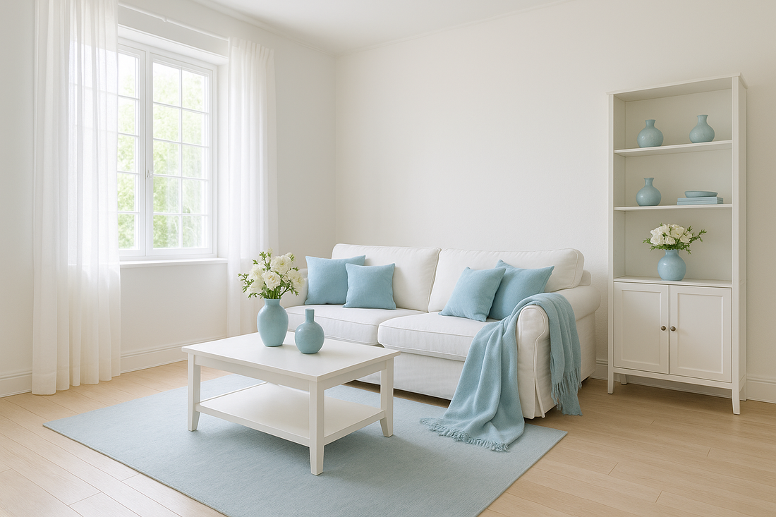 How to Create a Light & Airy Space: White and Light-Blue Décor Tips for Every Room