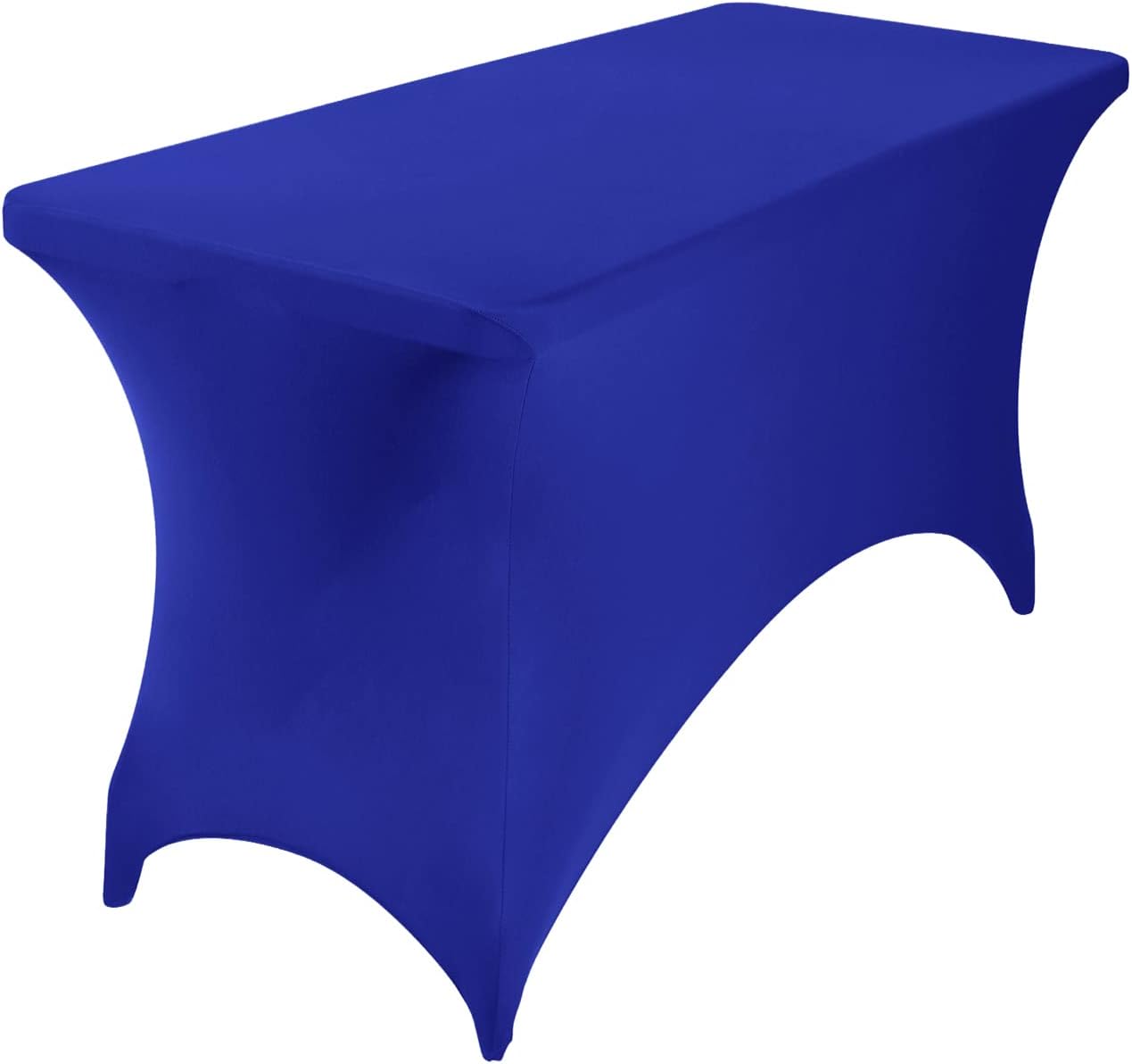 Spandex 4ft Waterproof Table Cover for Party,Wedding, Banquet, and Events(Royal Blue)