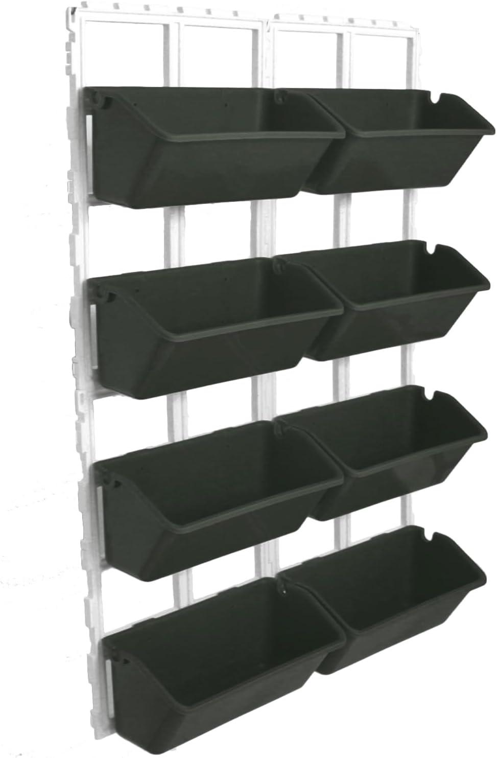 Vertical Wall Hanging Planter, 4-Tier Hanging Planter Rack, 8 Pockets Plant Vegetable Fruit Herb Hanging Pocket Holder Flowerpot or Flowers Vegetables Herb (Army Green)