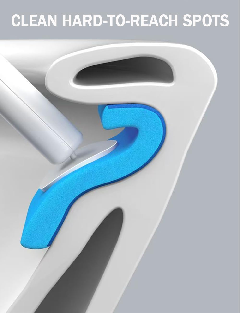 Disposable Toilet Brush&Holder with 18pcs Refills Pads, Toilet Cleaning Kit System,Toilet Bowl Cleaner Wand Holder and Set (24 Replacement Pads Refills)