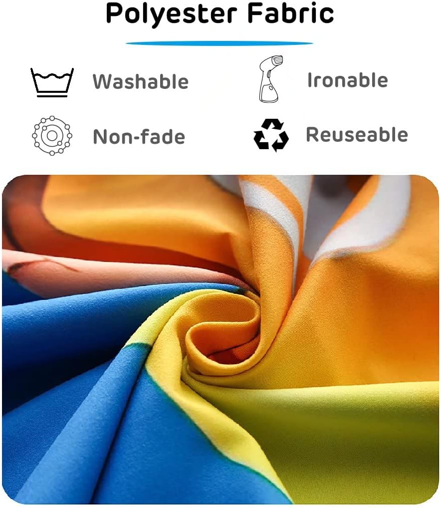 Loccor Colorful Tie Dye Tapestry Rainbow Heart Tie Dye Watercolor Wall Hanging Abstract Hippie Wall Decor LBGT Party Supplies Home Bedroom Living Room Decor W60 x H40 inches