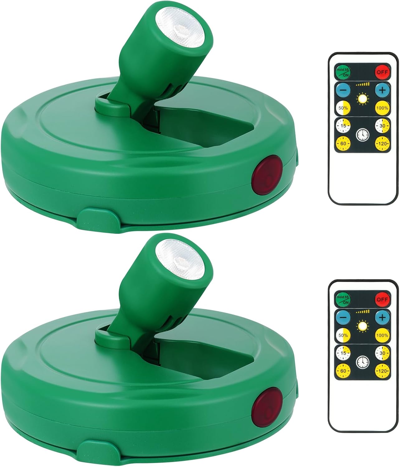 Battery Operated Spotlight, Cordless Plant Tree Spot Lights Indoor, LED Dimmable Accent Up Light, Stick on Display Lighting for Picture Dartboard Painting Artwork Sculpture