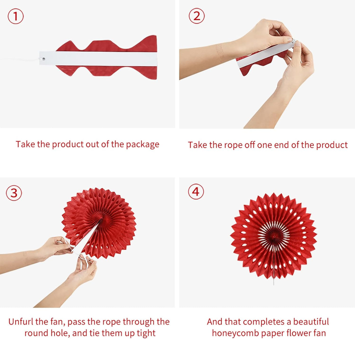 BEISHIDA Blue Gold White Hanging Honeycomb Round Paper Fans Decoration Set for New Year Baby Shower Birthday Wedding Bachelorette Photo Booth Backdrops Anniversary Paper Party Supplies（11packs）