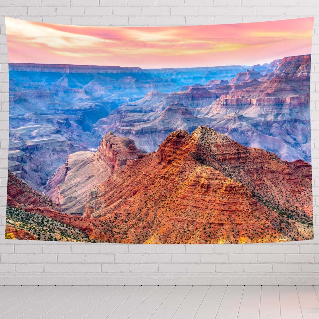 Canyon Tapestry For Bedroom Grand Canyon Arizona United States Of America Tapestries Wall Hanging For Living Room Dorm Office 60×40 In