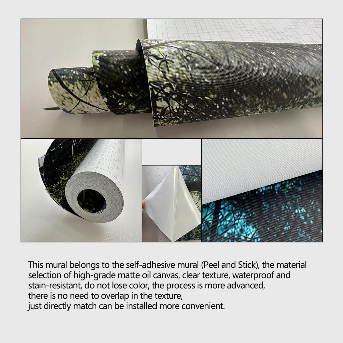 Pink Floral Wall murals Peel and Stick Flowers Wallpaper for Bedroom Living Room - 108"x157"