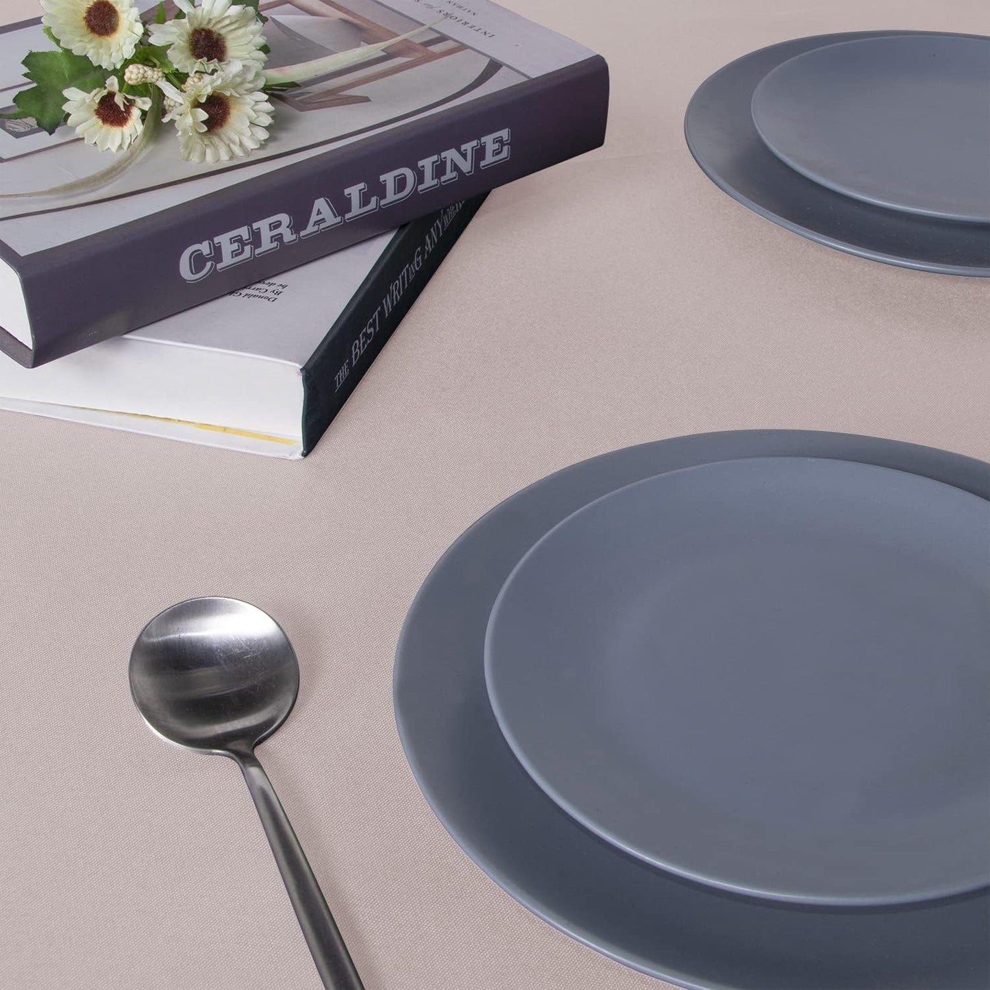 sancua Rectangle Tablecloth - 60 x 120 Inch - Stain and Wrinkle Resistant Washable Polyester Table Cloth, Decorative Fabric Table Cover for Dining Tables, Buffet Parties and Camping, Blush