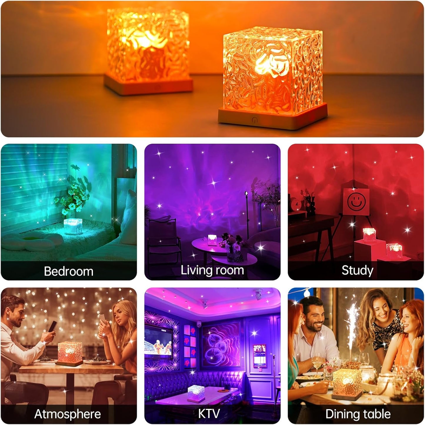 Northern Lights Projector,16 Color Galaxy Projector for Bedroom Mood Lighting,Dimmable Galaxy Light Projector for Bedroom,Remote LED Projector Lights