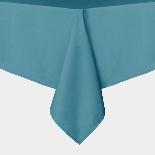 sancua Rectangle Tablecloth - 60 x 102 Inch - Stain and Wrinkle Resistant Washable Polyester Table Cloth, Decorative Fabric Table Cover for Dining Tables, Buffet Parties and Camping, Teal