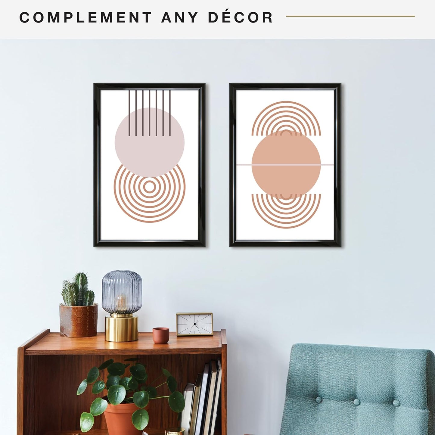 MCS Trendsetter Poster Frame, Black, 12 x 18 in, 2 pk