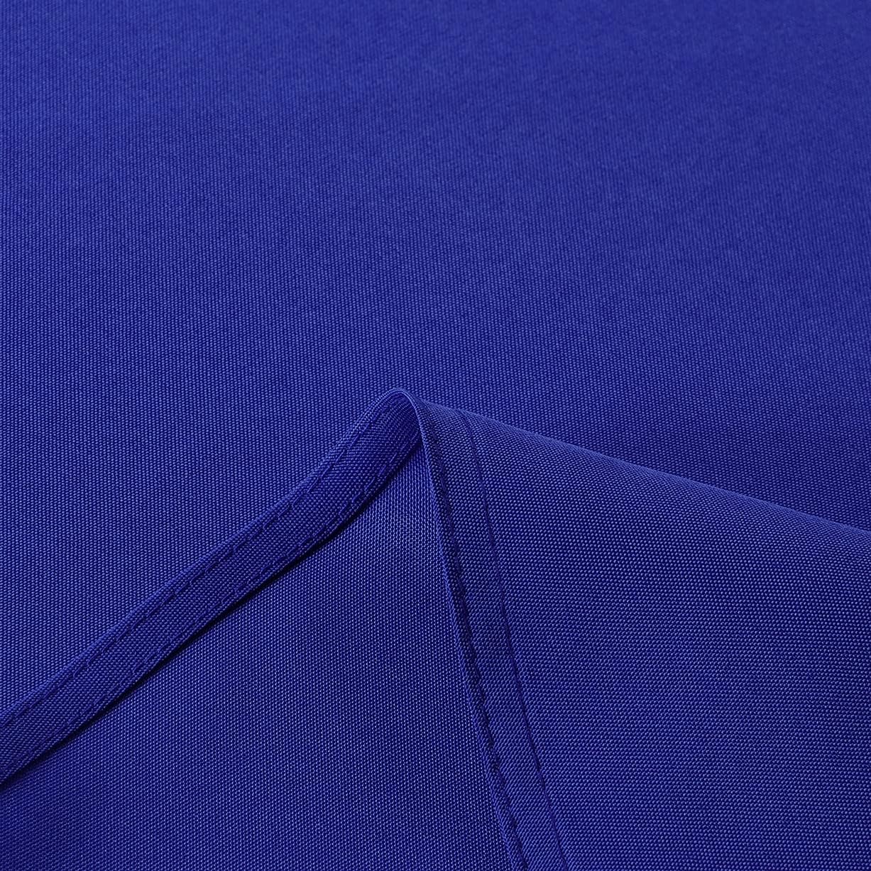 sancua Rectangle Tablecloth - 54 x 120 Inch - Stain and Wrinkle Resistant Washable Polyester Table Cloth, Decorative Fabric Table Cover for Dining Tables, Buffet Parties and Camping, Blue