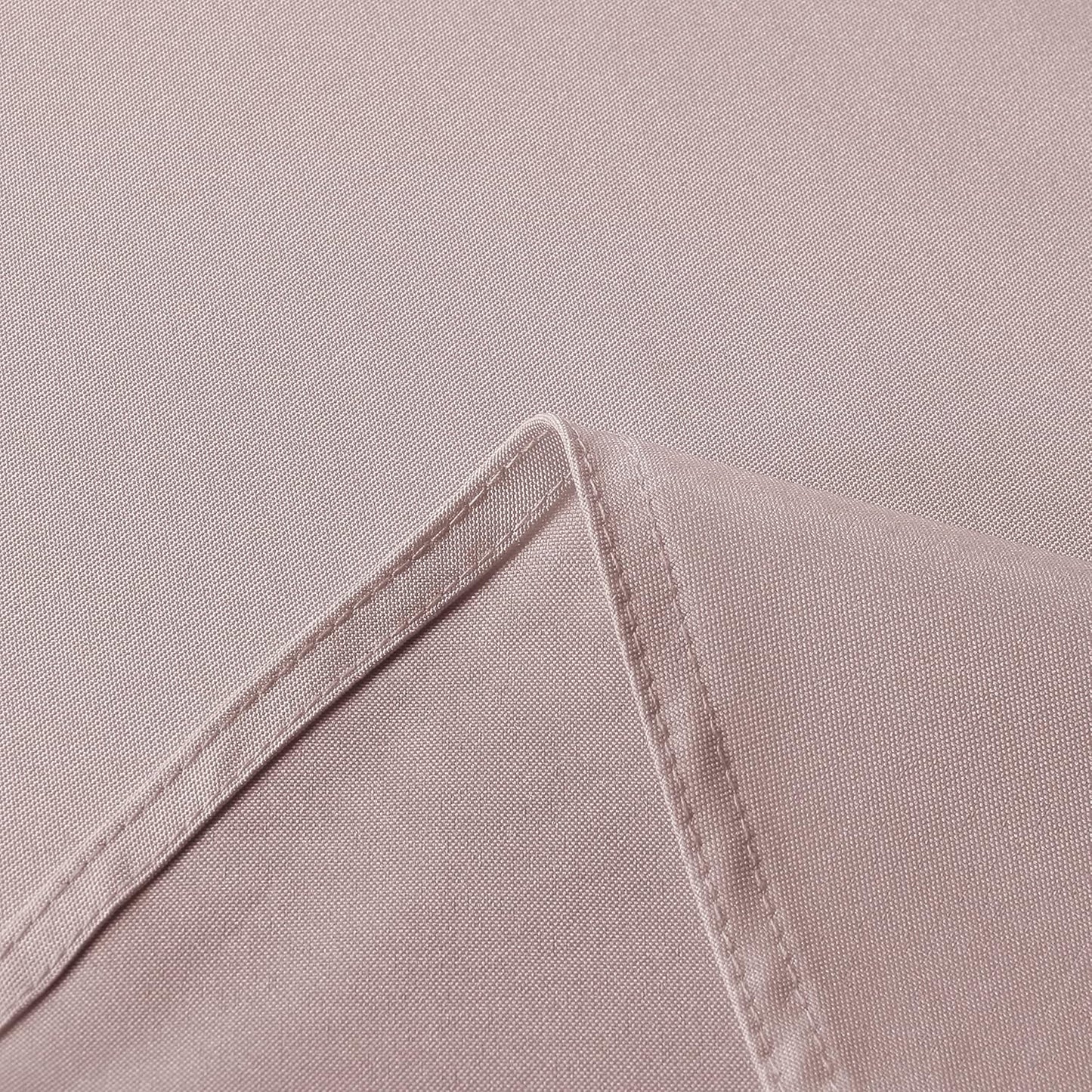 sancua Rectangle Tablecloth - 60 x 102 Inch - Stain and Wrinkle Resistant Washable Polyester Table Cloth, Decorative Fabric Table Cover for Dining Tables, Buffet Parties and Camping, Blush